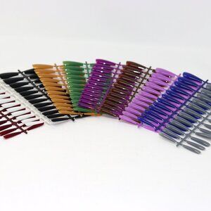 Colorful Multi Set Long Length Coffin Shape Press On Nails
